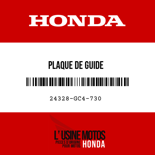 image de 24328-GC4-730 PLAQUE DE GUIDE