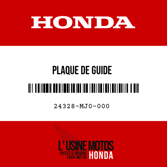 image de 24328-MJ0-000 PLAQUE DE GUIDE