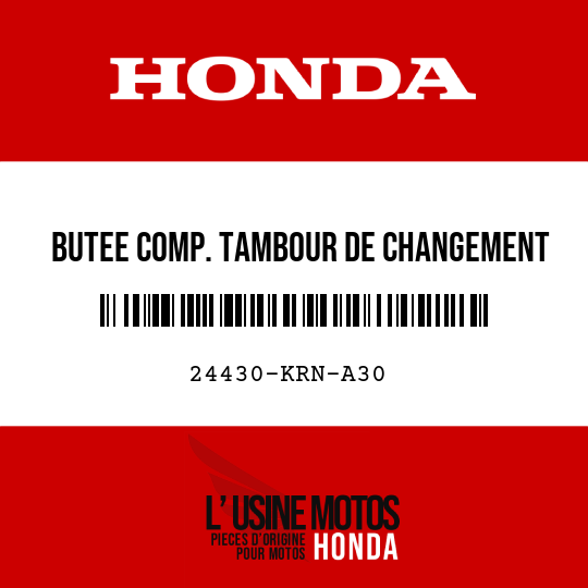 image de 24430-KRN-A30 BUTEE COMP. TAMBOUR DE CHANGEMENT DE VITESSE