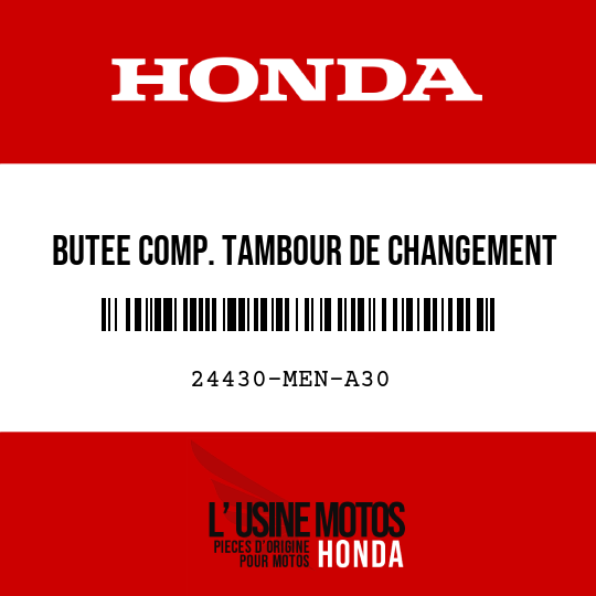 image de 24430-MEN-A30 BUTEE COMP. TAMBOUR DE CHANGEMENT DE VITESSE