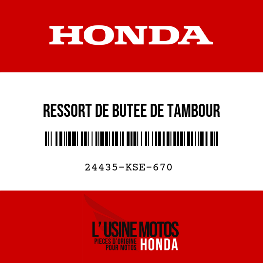 image de 24435-KSE-670 RESSORT DE BUTEE DE TAMBOUR