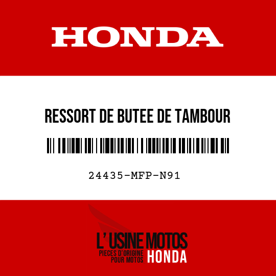 image de 24435-MFP-N91 RESSORT DE BUTEE DE TAMBOUR