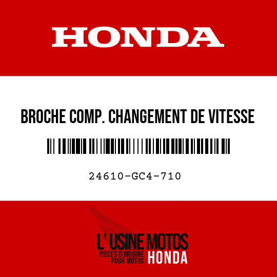image de 24610-GC4-710 BROCHE COMP. CHANGEMENT DE VITESSE