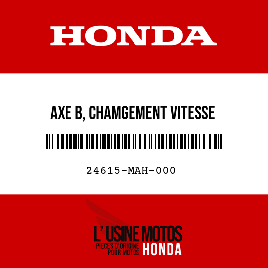 image de 24615-MAH-000 AXE B, CHAMGEMENT VITESSE