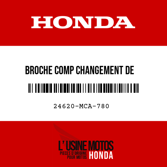 image de 24620-MCA-780 BROCHE COMP CHANGEMENT DE    VITESSE