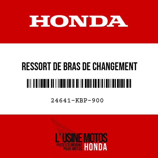 image de 24641-KBP-900 RESSORT DE BRAS DE CHANGEMENT VITESSE