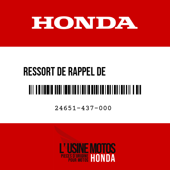 image de 24651-437-000 RESSORT DE RAPPEL DE          CHANGEMENT DE VITESSE