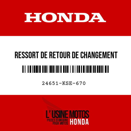 image de 24651-KSE-670 RESSORT DE RETOUR DE CHANGEMENT