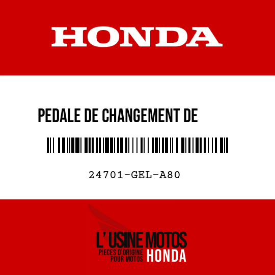 image de 24701-GEL-A80 PEDALE DE CHANGEMENT DE       VITESSE