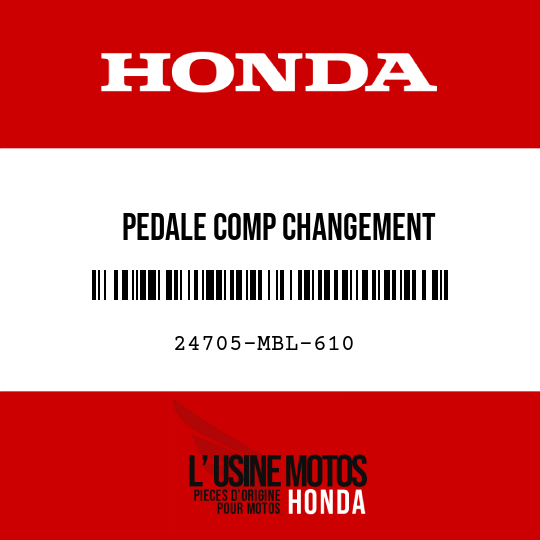 image de 24705-MBL-610 PEDALE COMP CHANGEMENT