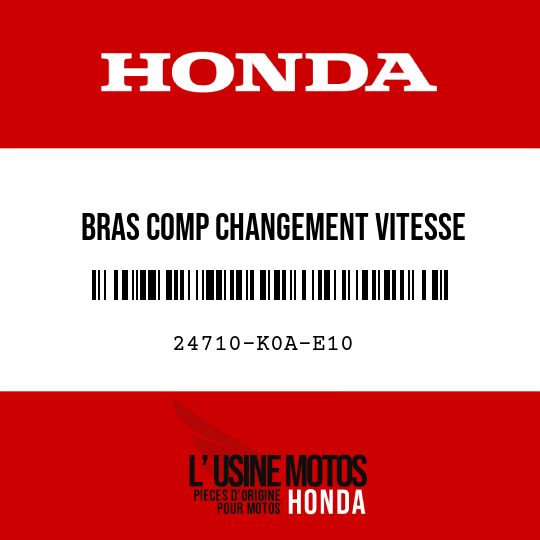 image de 24710-K0A-E10 BRAS COMP CHANGEMENT VITESSE