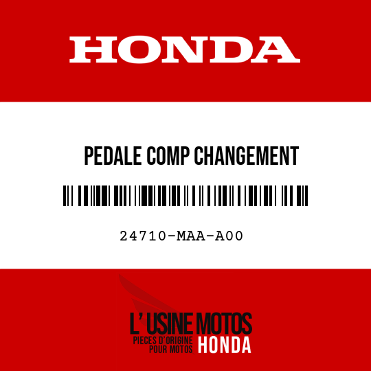 image de 24710-MAA-A00 PEDALE COMP CHANGEMENT