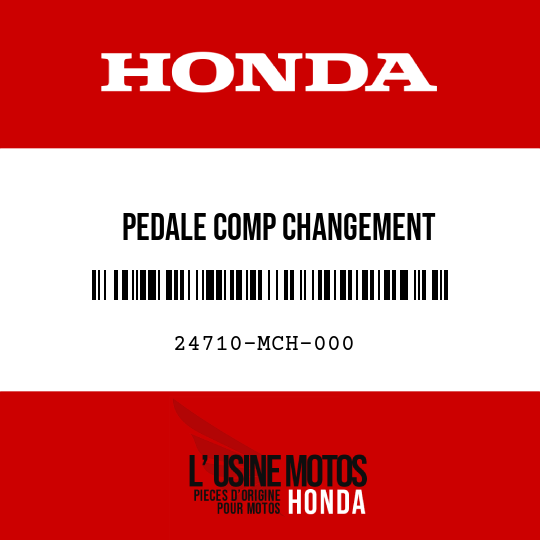 image de 24710-MCH-000 PEDALE COMP CHANGEMENT