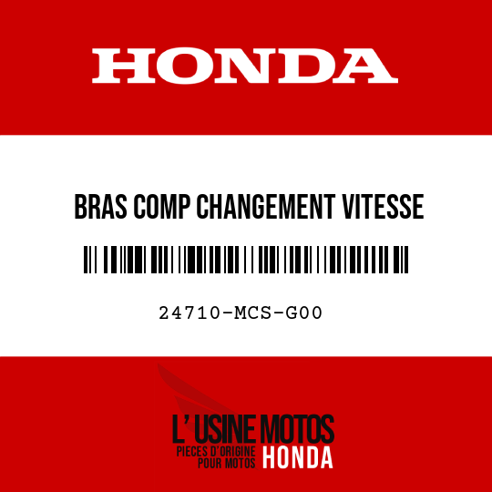 image de 24710-MCS-G00 BRAS COMP CHANGEMENT VITESSE
