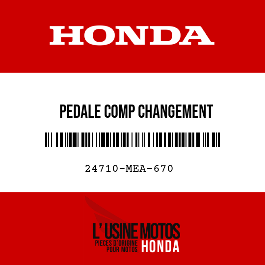 image de 24710-MEA-670 PEDALE COMP CHANGEMENT