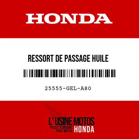 image de 25555-GEL-A80 RESSORT DE PASSAGE HUILE
