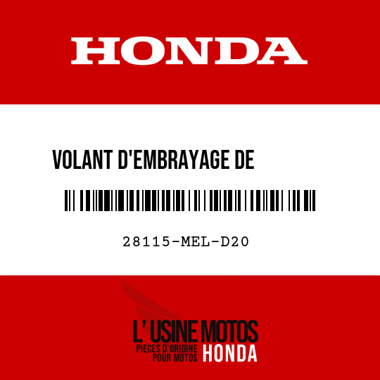image de 28115-MEL-D20 VOLANT D'EMBRAYAGE DE         DEMARRAGE