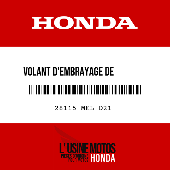 image de 28115-MEL-D21 VOLANT D'EMBRAYAGE DE         DEMARRAGE