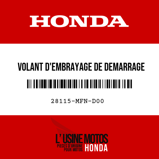 image de 28115-MFN-D00 VOLANT D'EMBRAYAGE DE DEMARRAGE