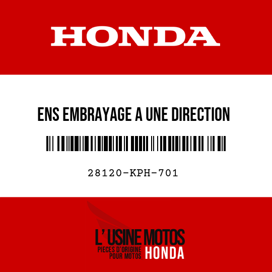 image de 28120-KPH-701 ENS EMBRAYAGE A UNE DIRECTION (EXEDY)