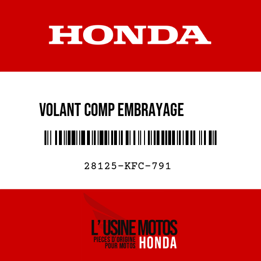 image de 28125-KFC-791 VOLANT COMP EMBRAYAGE        DEMARRAGE