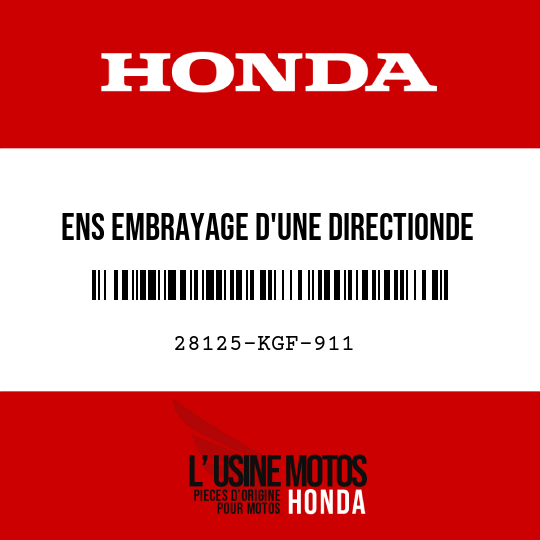 image de 28125-KGF-911 ENS EMBRAYAGE D'UNE DIRECTIONDE DEMARREUR