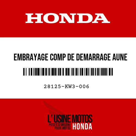 image de 28125-KW3-006 EMBRAYAGE COMP DE DEMARRAGE AUNE VOICE