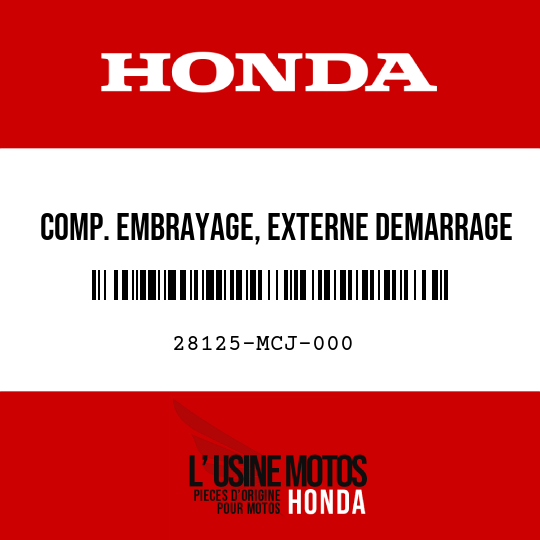 image de 28125-MCJ-000 COMP. EMBRAYAGE, EXTERNE DEMARRAGE