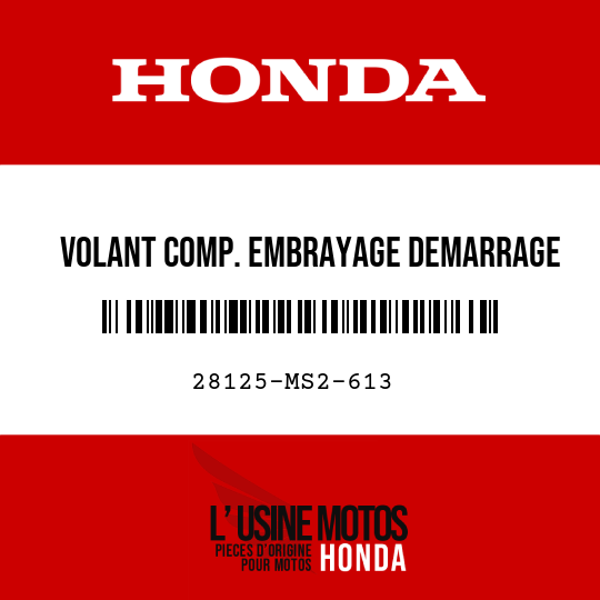 image de 28125-MS2-613 VOLANT COMP. EMBRAYAGE DEMARRAGE