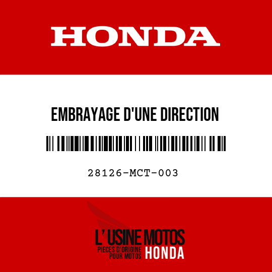 image de 28126-MCT-003 EMBRAYAGE D'UNE DIRECTION