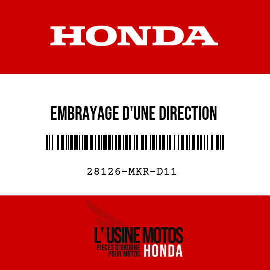 image de 28126-MKR-D11 EMBRAYAGE D'UNE DIRECTION