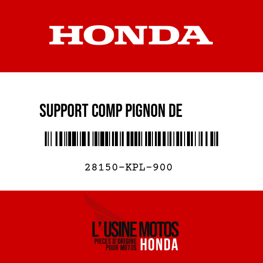 image de 28150-KPL-900 SUPPORT COMP PIGNON DE       DEMARREUR