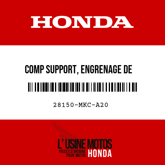 image de 28150-MKC-A20 COMP SUPPORT, ENGRENAGE DE   COMMANDE MARCHE AR