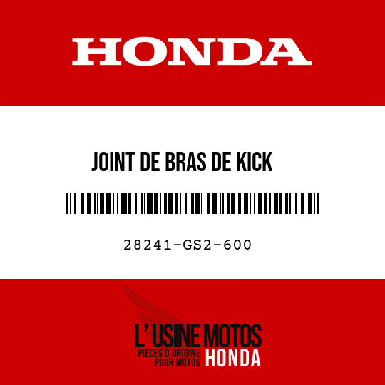 image de 28241-GS2-600 JOINT DE BRAS DE KICK