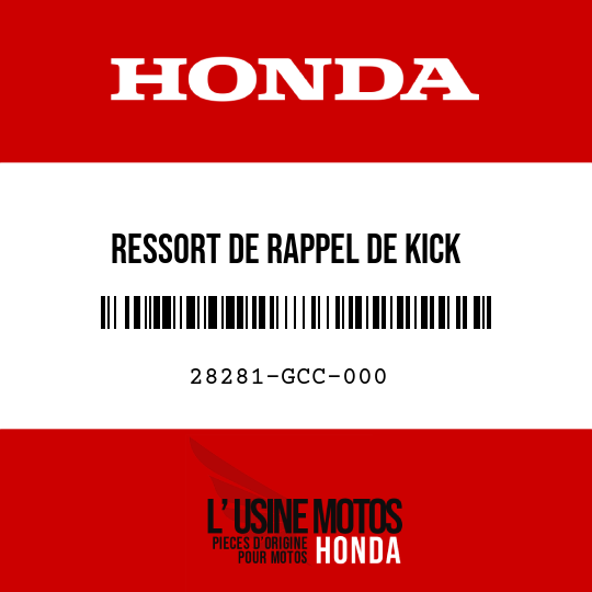 image de 28281-GCC-000 RESSORT DE RAPPEL DE KICK