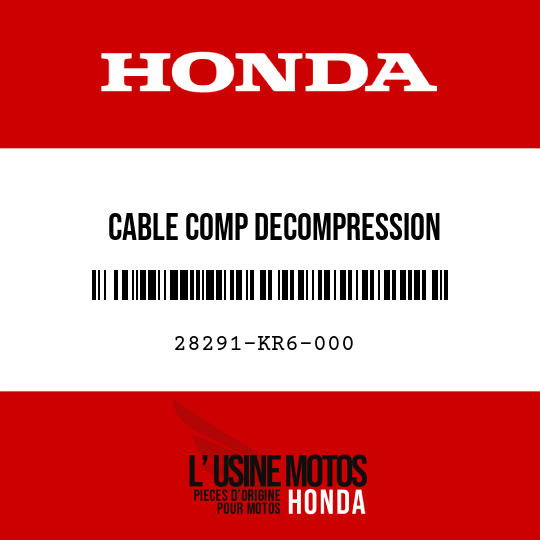 image de 28291-KR6-000 CABLE COMP DECOMPRESSION
