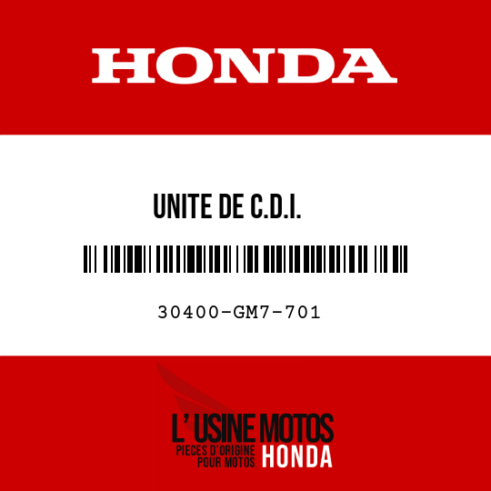image de 30400-GM7-701 UNITE DE C.D.I.