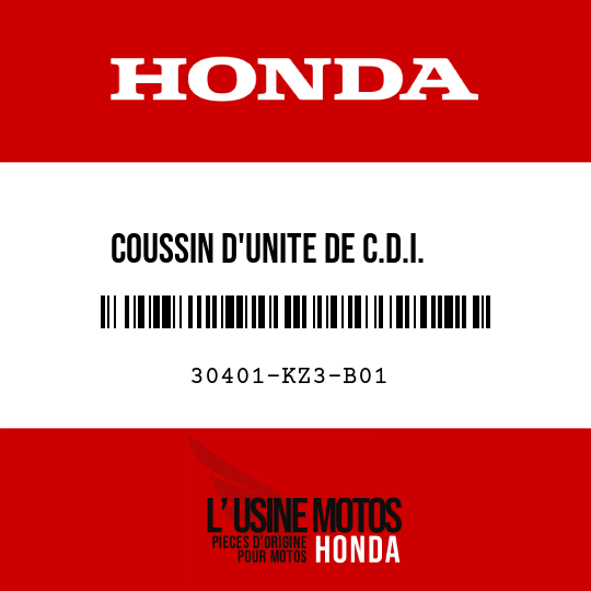 image de 30401-KZ3-B01 COUSSIN D'UNITE DE C.D.I.