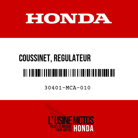 image de 30401-MCA-010 COUSSINET, REGULATEUR         INVERSION