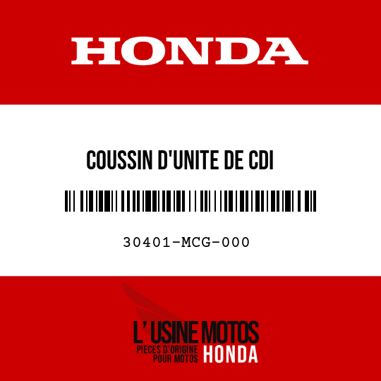 image de 30401-MCG-000 COUSSIN D'UNITE DE CDI