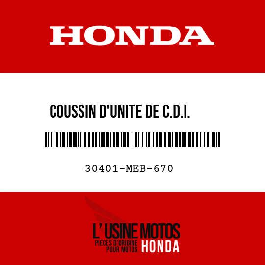 image de 30401-MEB-670 COUSSIN D'UNITE DE C.D.I.
