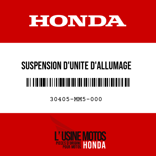 image de 30405-MM5-000 SUSPENSION D'UNITE D'ALLUMAGE