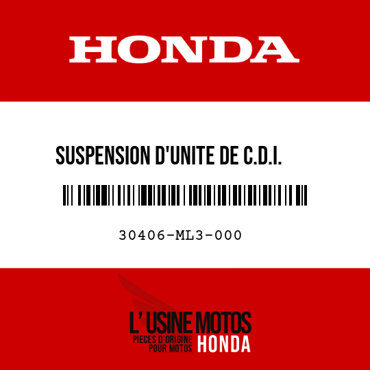 image de 30406-ML3-000 SUSPENSION D'UNITE DE C.D.I. (KOKUSAN)