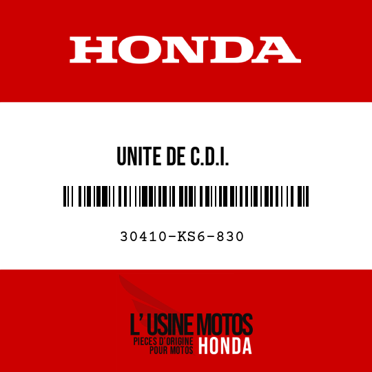 image de 30410-KS6-830 UNITE DE C.D.I.