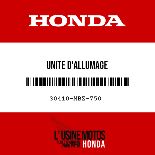 image de 30410-MBZ-750 UNITE D'ALLUMAGE