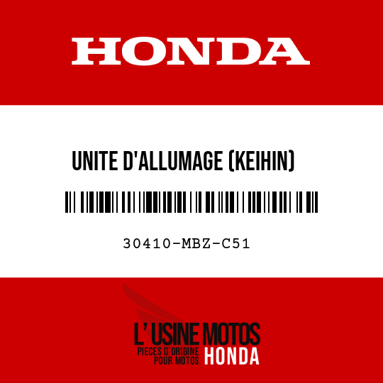 image de 30410-MBZ-C51 UNITE D'ALLUMAGE (KEIHIN)