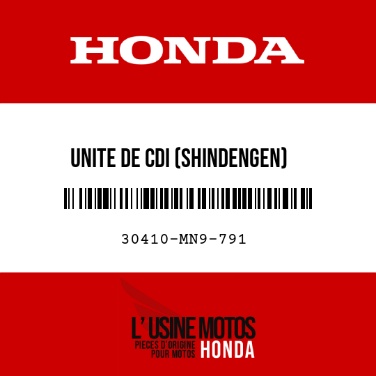 image de 30410-MN9-791 UNITE DE CDI (SHINDENGEN)