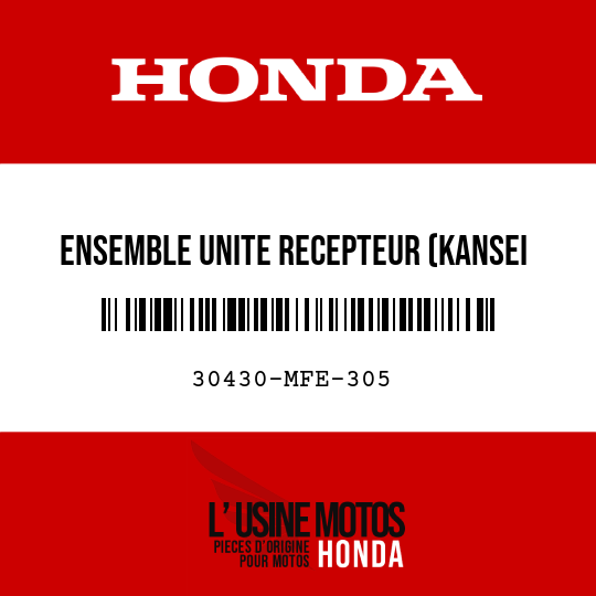 image de 30430-MFE-305 ENSEMBLE UNITE RECEPTEUR (KANSEI CALSONIC)