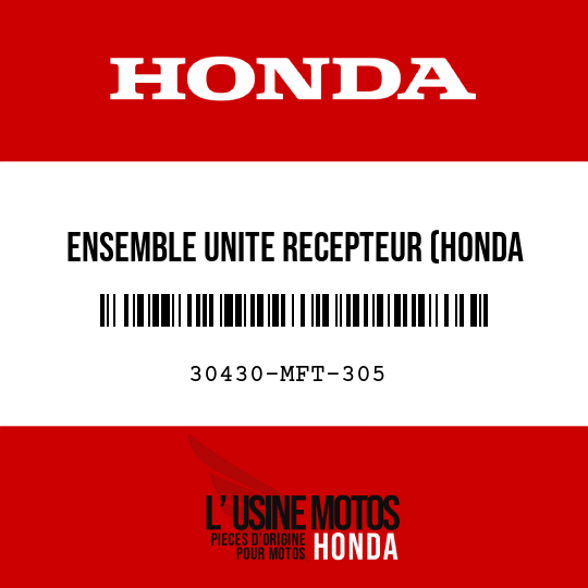 image de 30430-MFT-305 ENSEMBLE UNITE RECEPTEUR (HONDA LOCK)