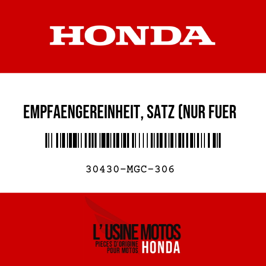 image de 30430-MGC-306 EMPFAENGEREINHEIT, SATZ (NUR FUER VAE)